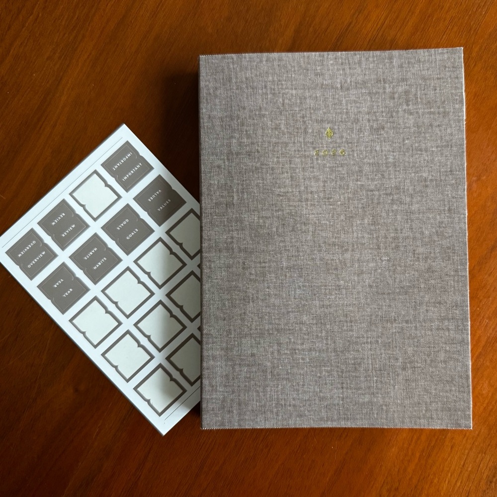 Hemlock and Oak 2026 A5 Minimalist Vertical Weekly Planner plus monthly tabs